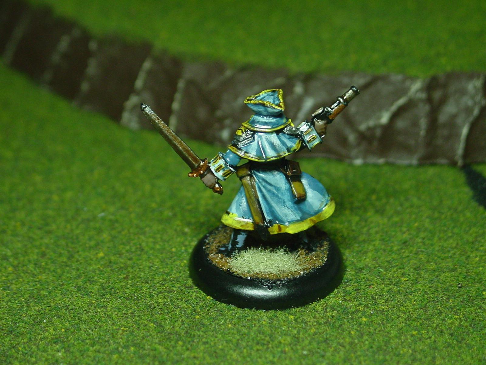 warmachine, Cygnar, Arcane Tempest Gun Mage Officer