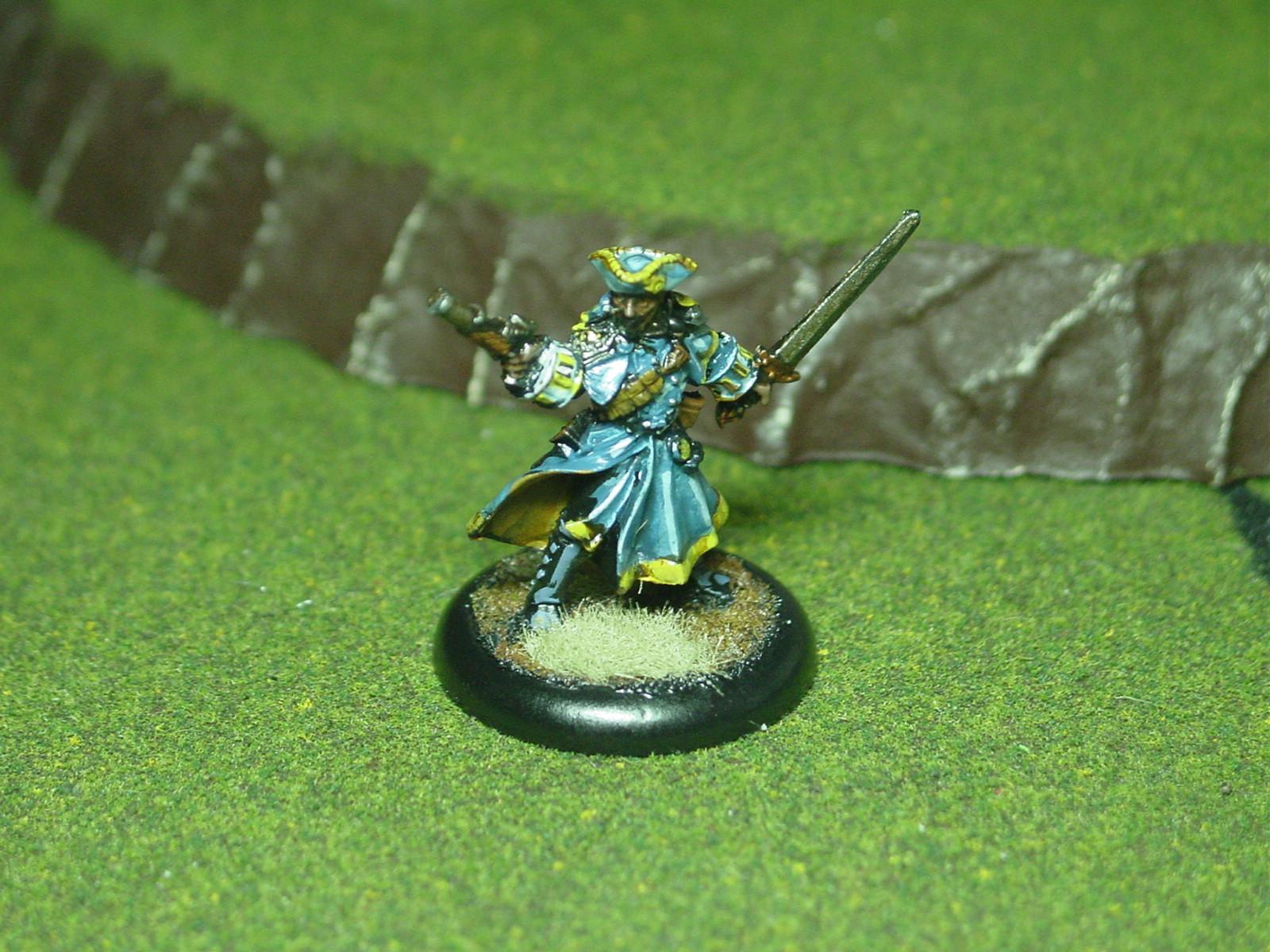 warmachine, Cygnar, Arcane Tempest Gun Mage Officer