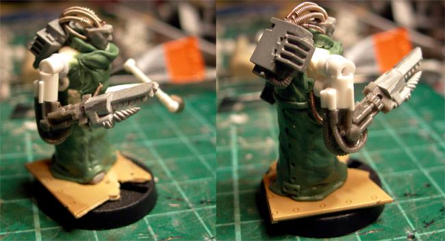 Conversion, Greenstuff, Mechanicus, Servitors