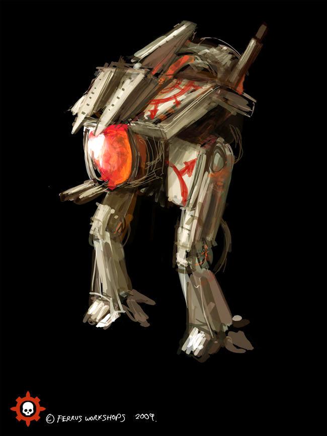 Adeptus Mechanicus, Artwork, Chaos, Concept