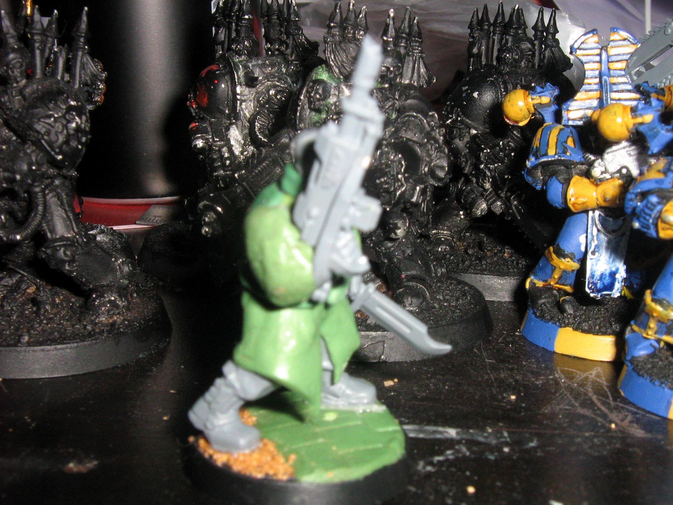 Campaign, Coats, Delaque, Gang, Green, Necromunda, Stuff, Trench, Work In Progress