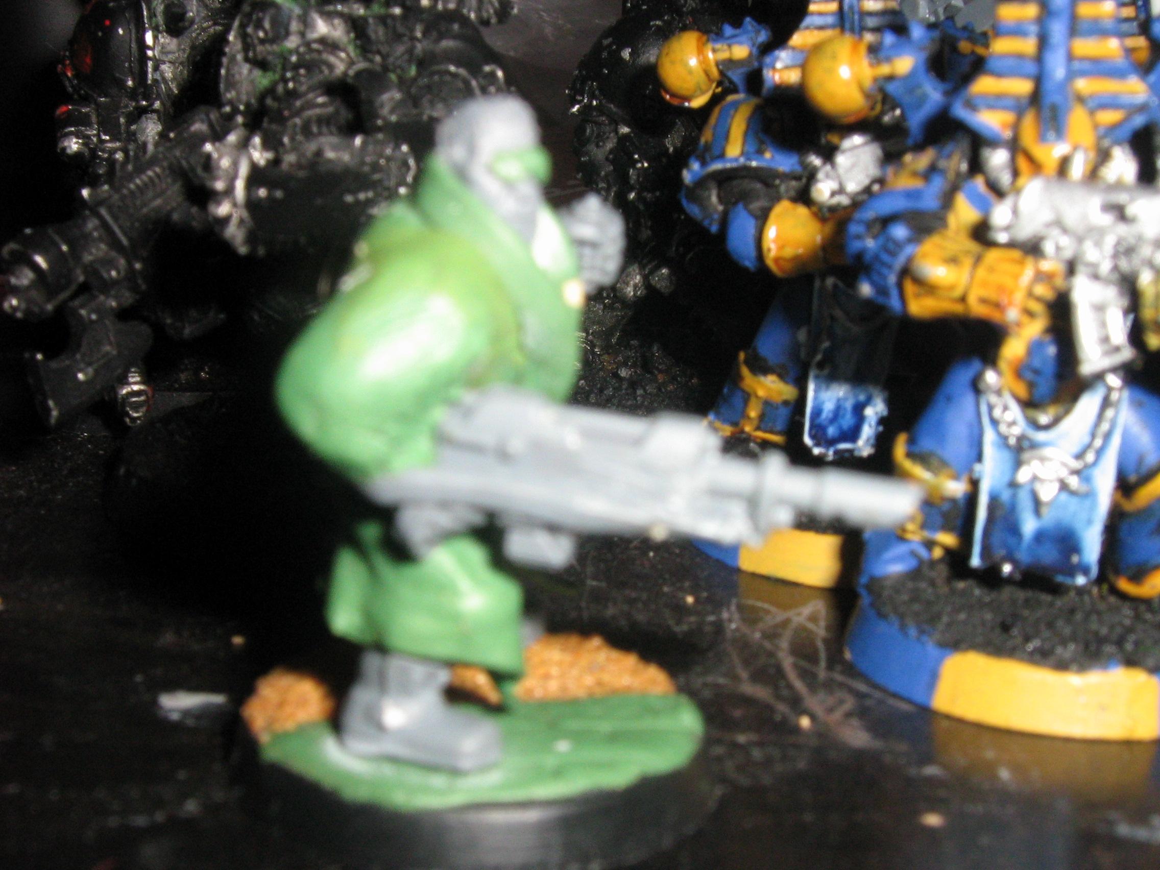 Campaign, Coats, Delaque, Gang, Green, Necromunda, Stuff, Trench, Work In Progress