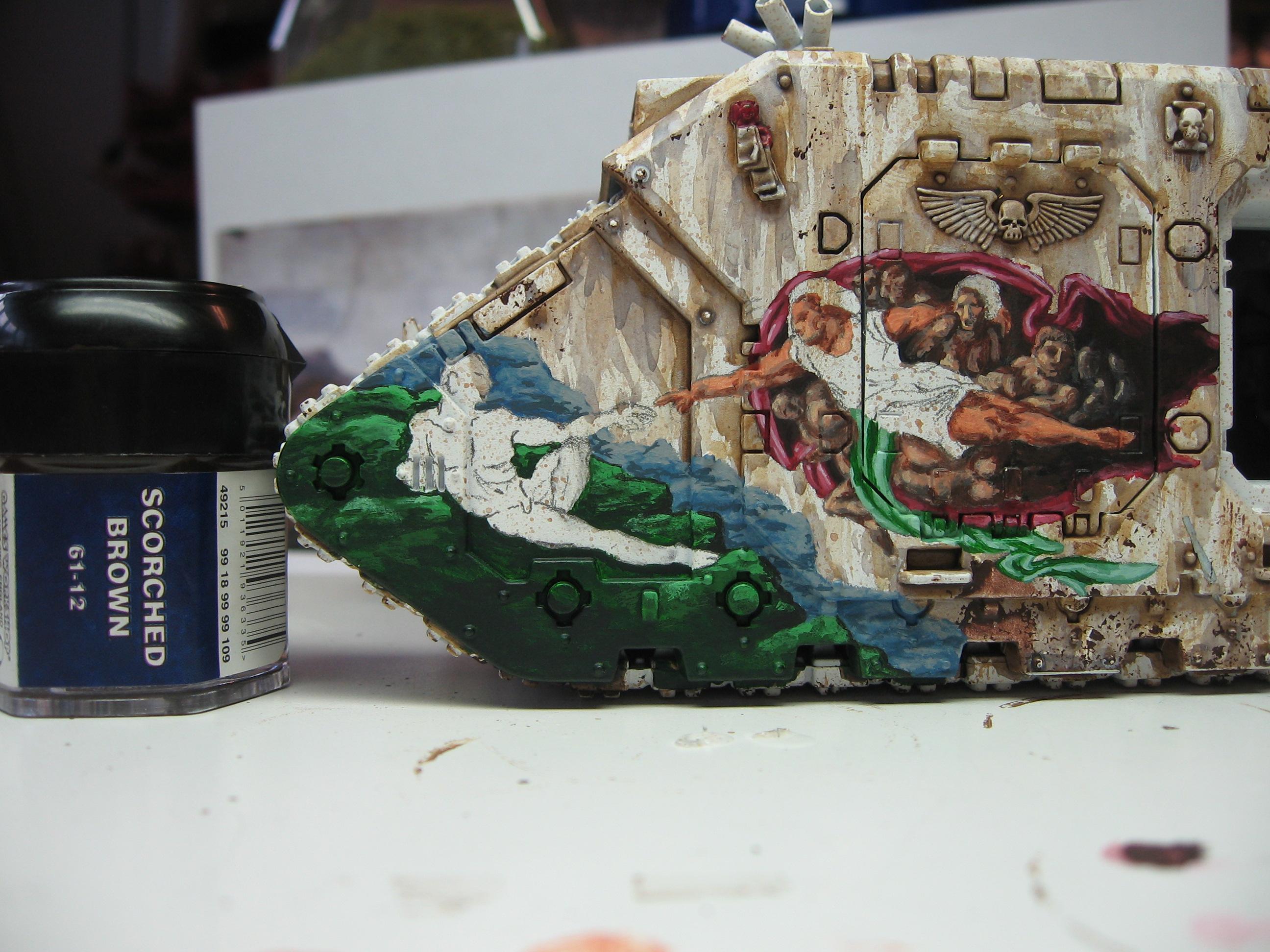 Epic, Land Raider, Space Marines, Unfinshed, Warhammer 40,000