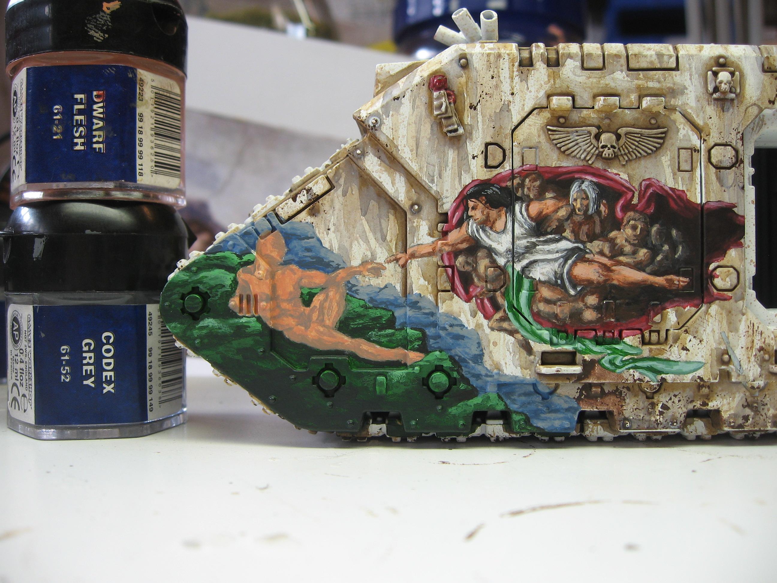 God Emperor, Sistine Chapel, Space Marines, Warhammer 40,000