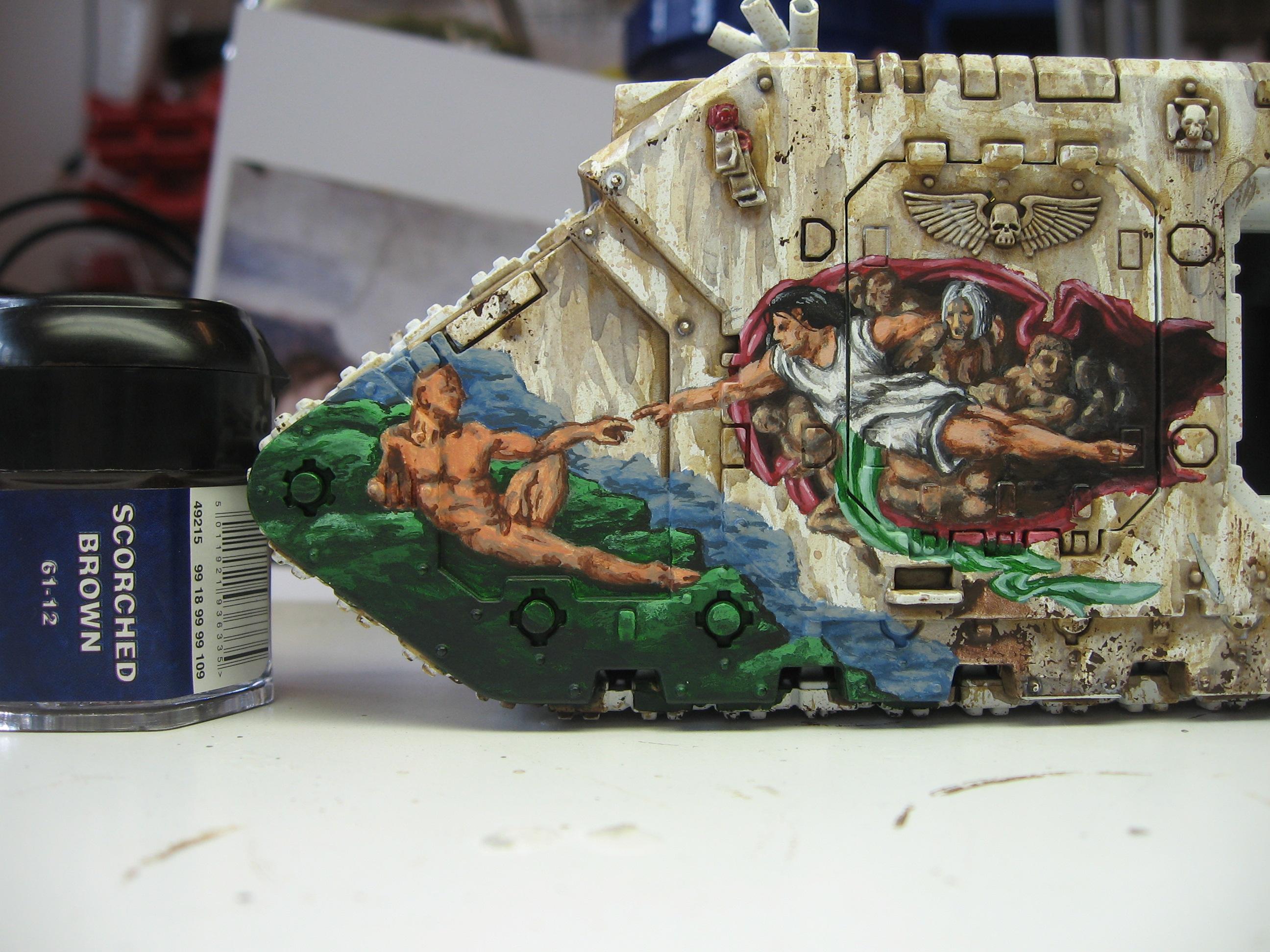 Freehand, Land Raider, Space Marines, Warhammer 40,000
