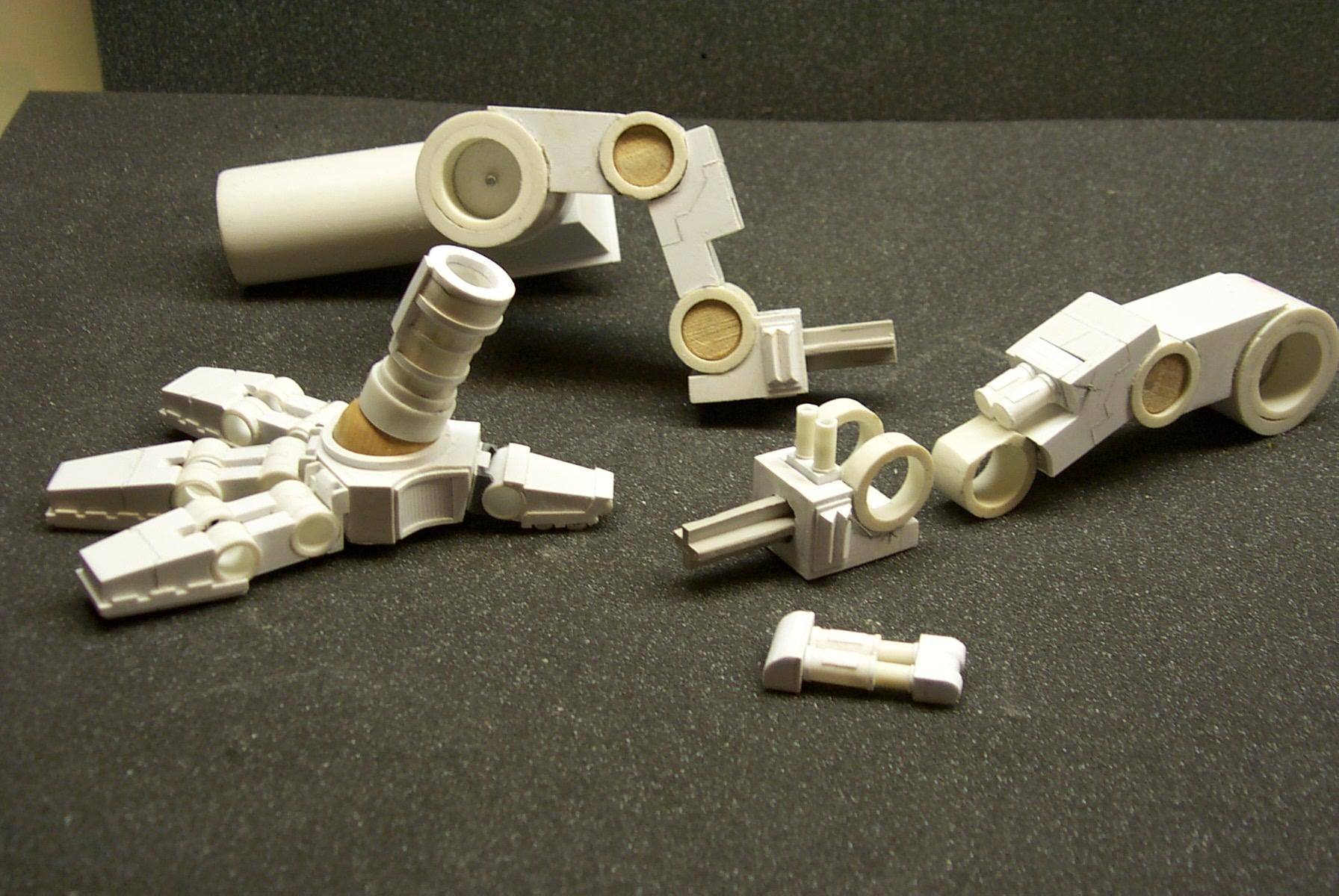 detail of the ankle joint components and the ankle side vents and newly installed foot side ventilator grid