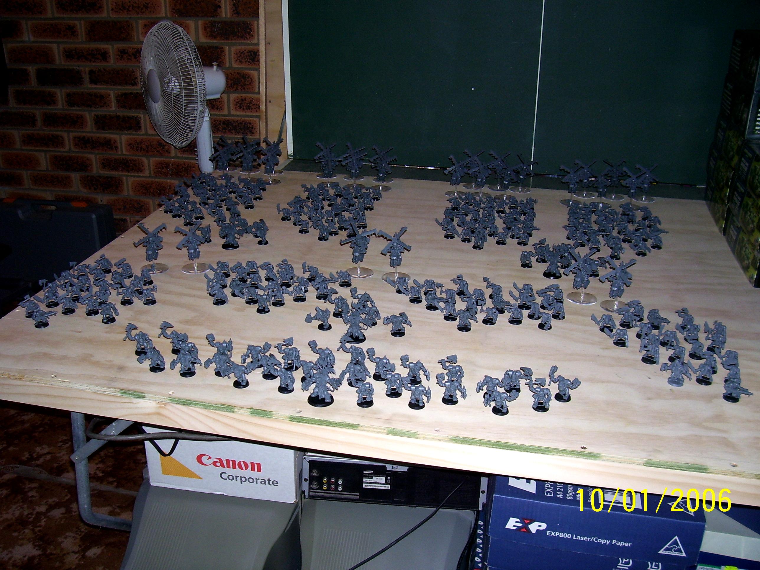 Apocalypse, Cadians, Imperial Guard, Space Marines, Terrain, Ultramarines, Warhammer 40,000, Work In Progress