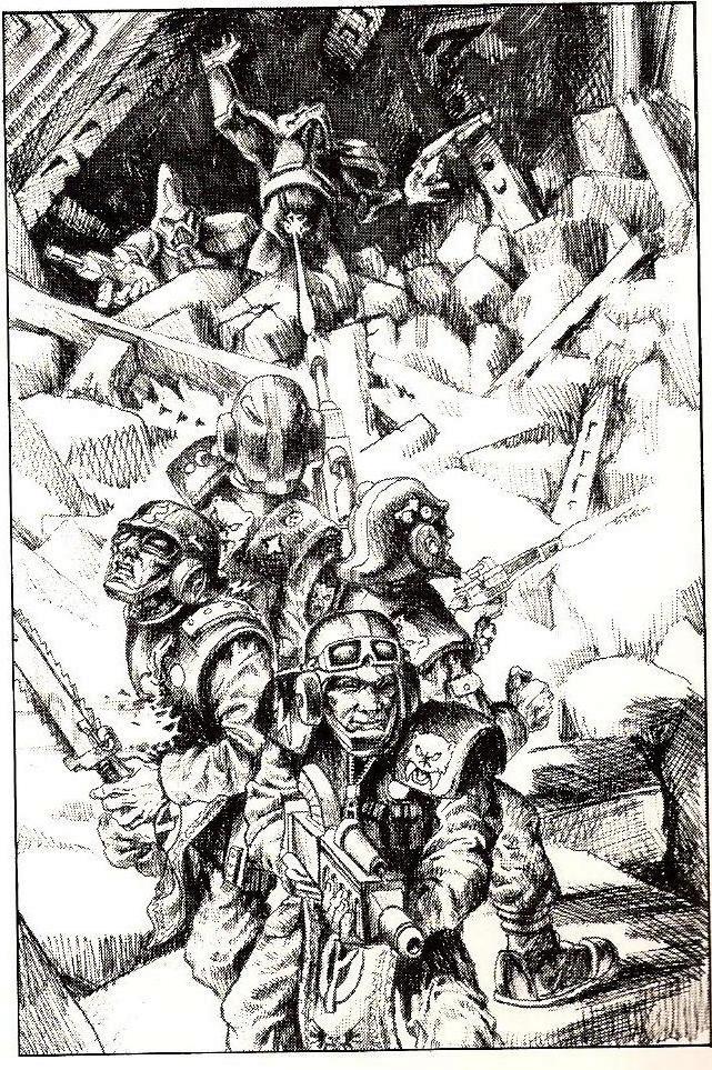 Artwork, Copyright Games Workshop, Imperial Guard, Retro Review, Rogue Trader, White Dwarf