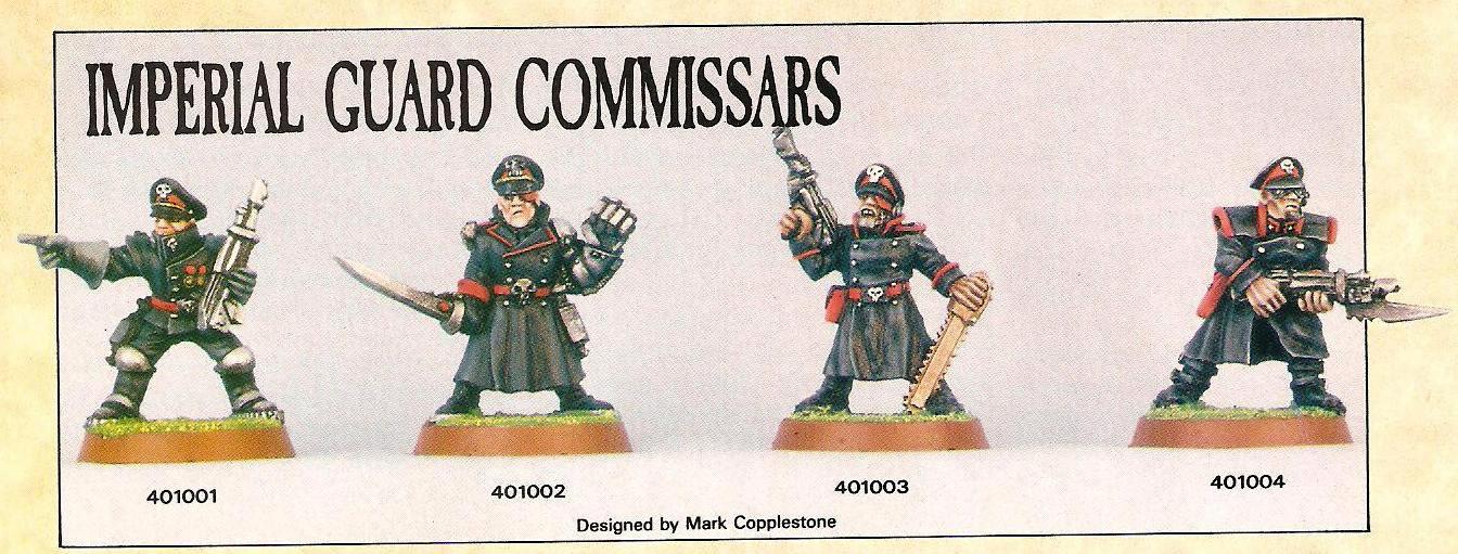 Artwork, Commissar, Copyright Games Workshop, Imperial Guard, Retro Review, Rogue Trader, White Dwarf