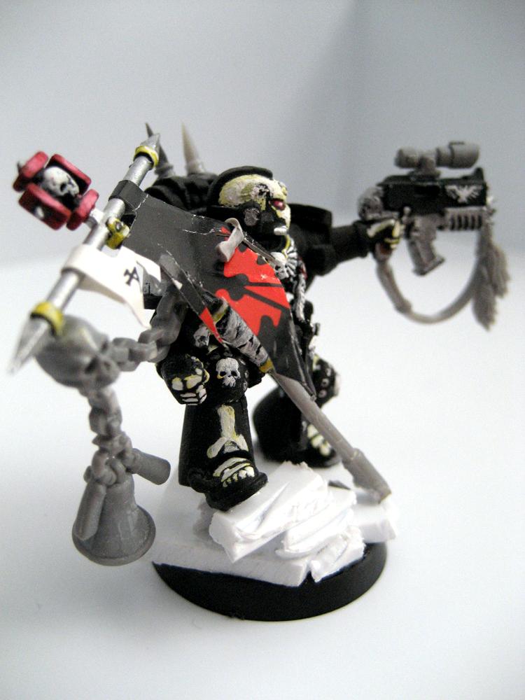 Banner, Skull, Space Marines, Work In Progress