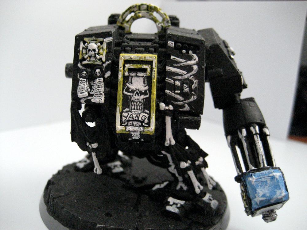 Dreadnought, Freehand, Skull, Space Marines