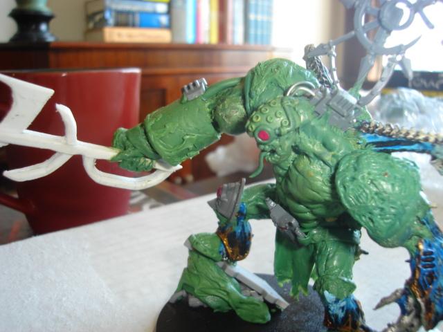 Daemon Prince, Greenstuff, Sculpting, Slaanesh