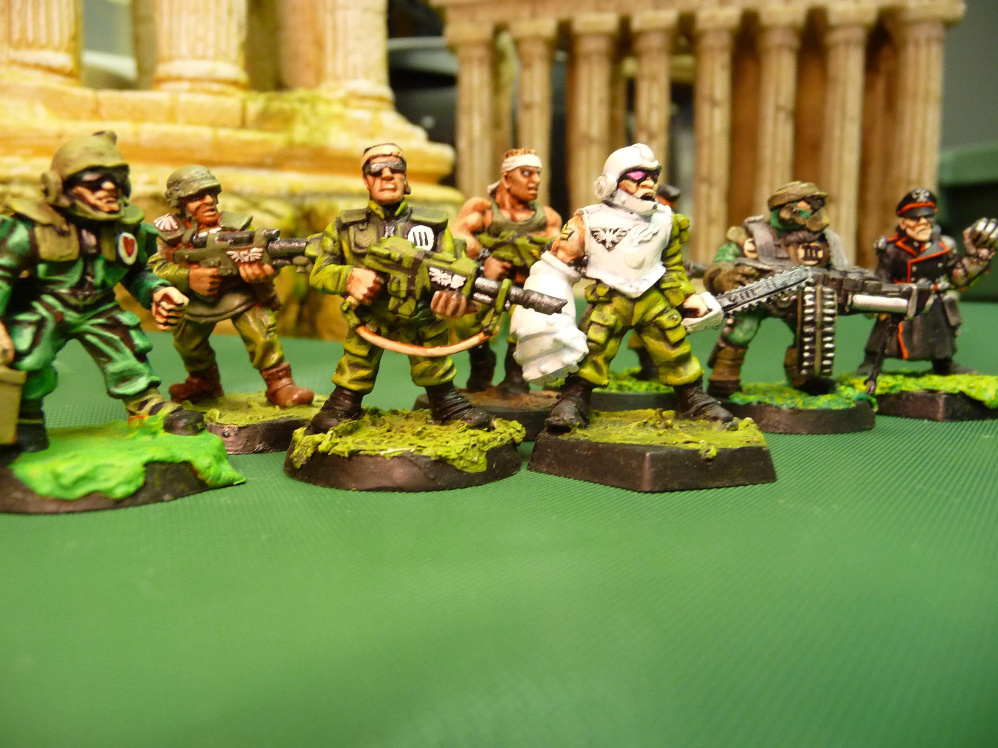 Imperial Guard, Old School Cadians, Out Of Production, Rogue Trader