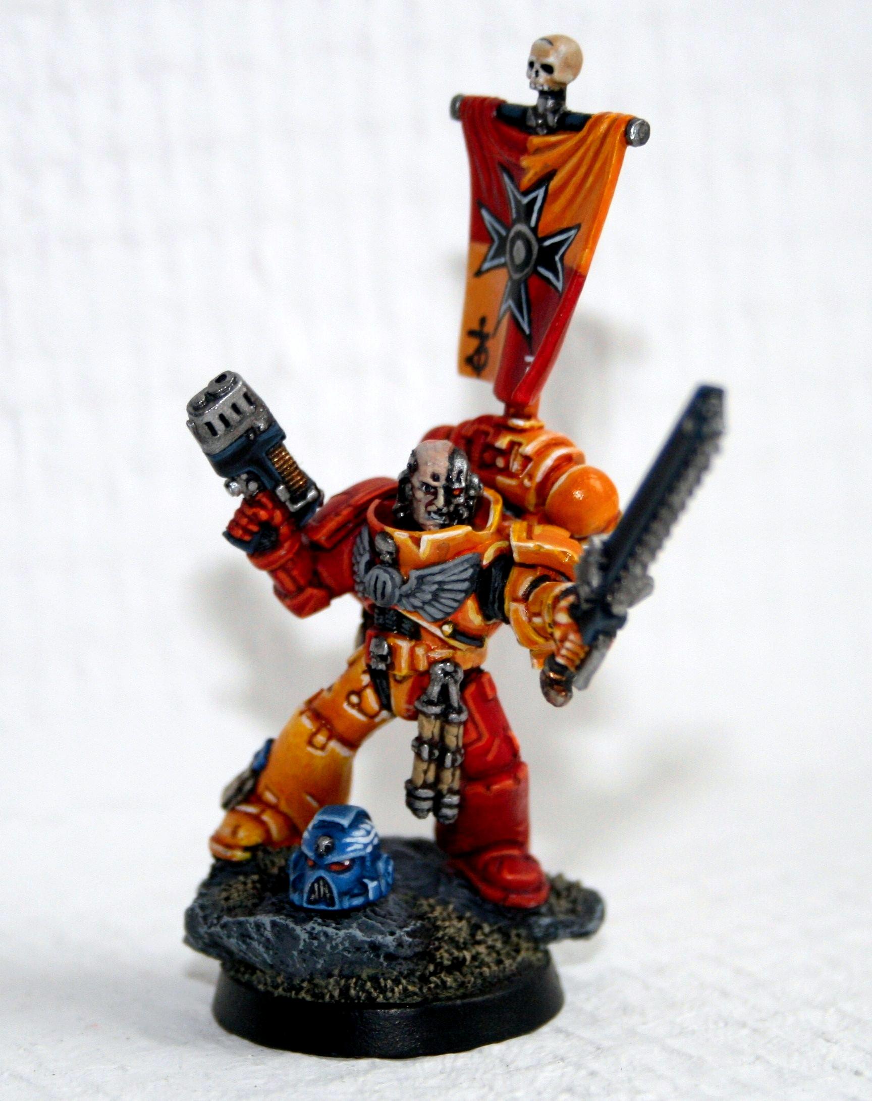 Banner, Freehand, Sargeant, Space Marines
