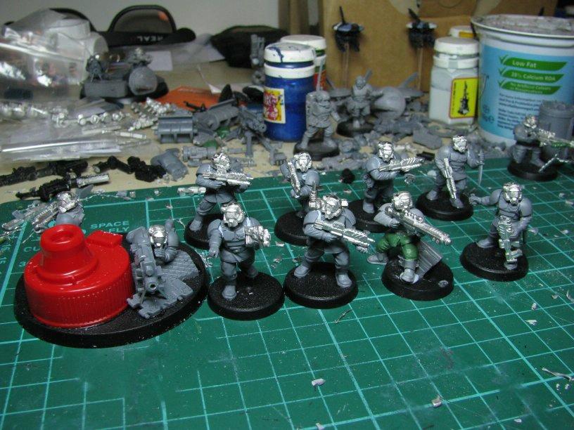 Cadians, Heavy Bolter, Imperial Guard, Pig Iron