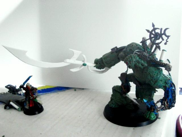 Chaos Space Marines, Conversion, Deomon Prince, Warhammer 40,000, Work In Progress