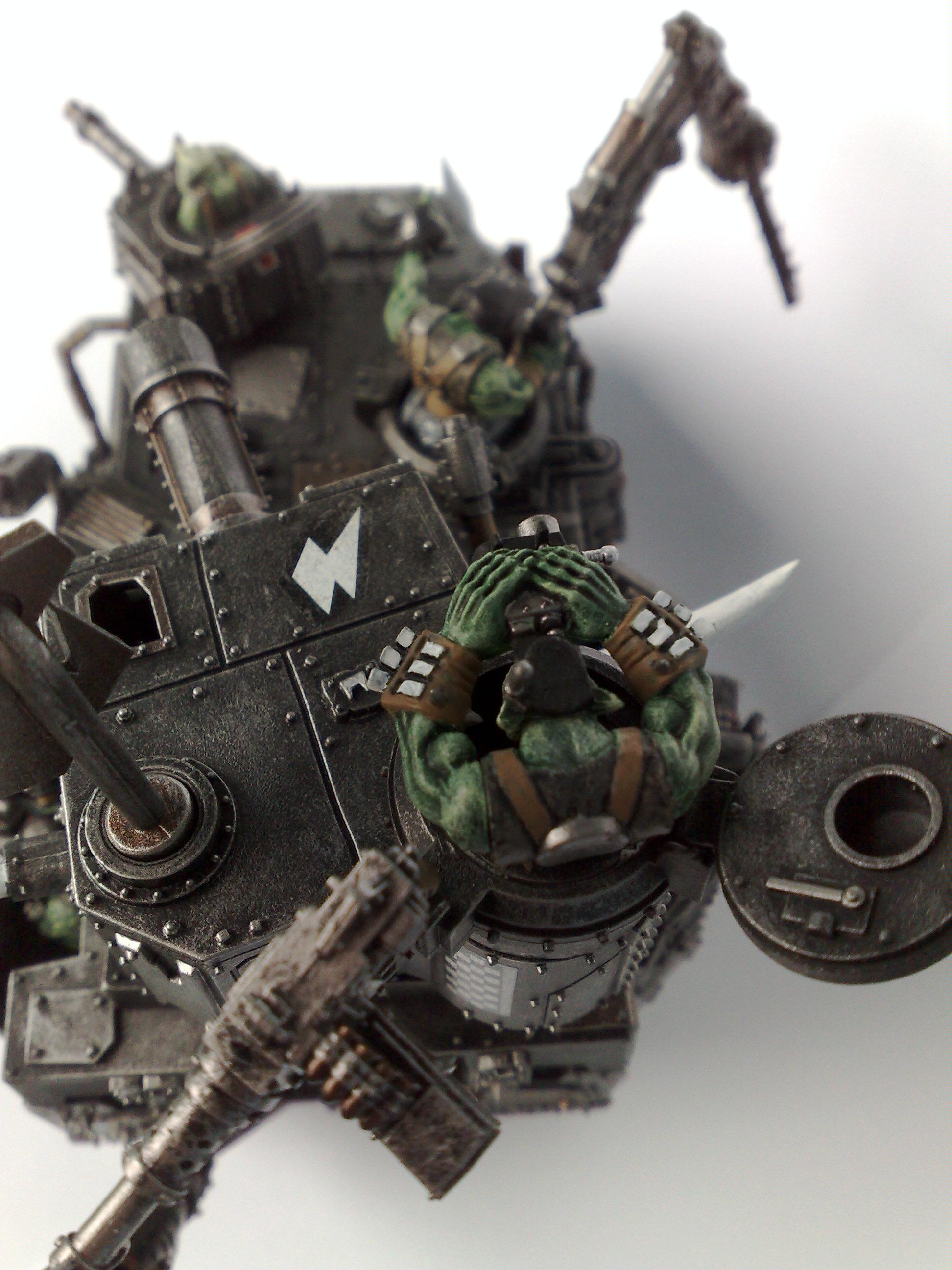 Battlewagon, Binoculars, Cannon, Lightning, Orks, Wrecking Ball