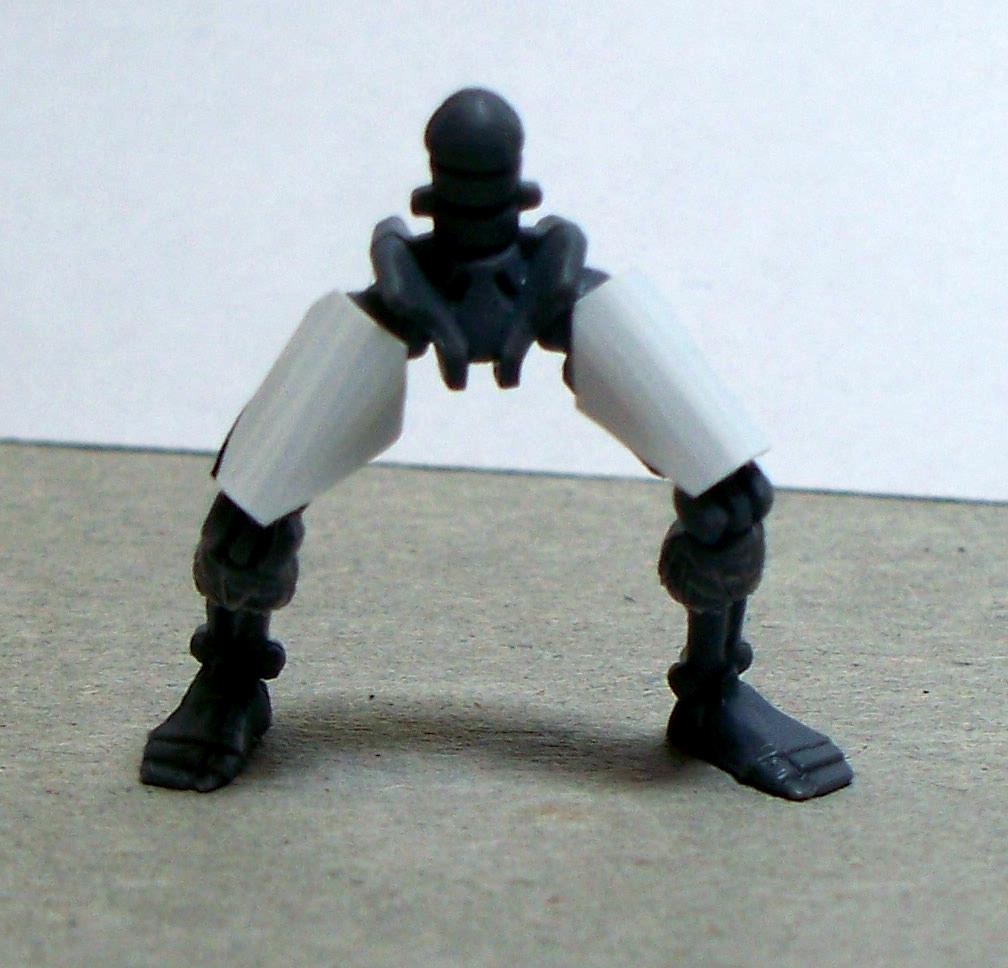 Conversion, Necrons, IM034 Plate on Leg 2