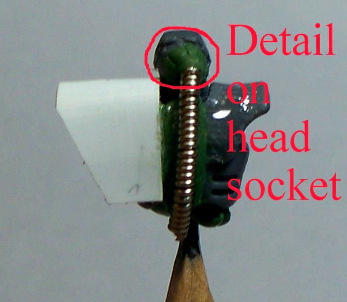 IM057 Left Shoulder Pad Attached Back