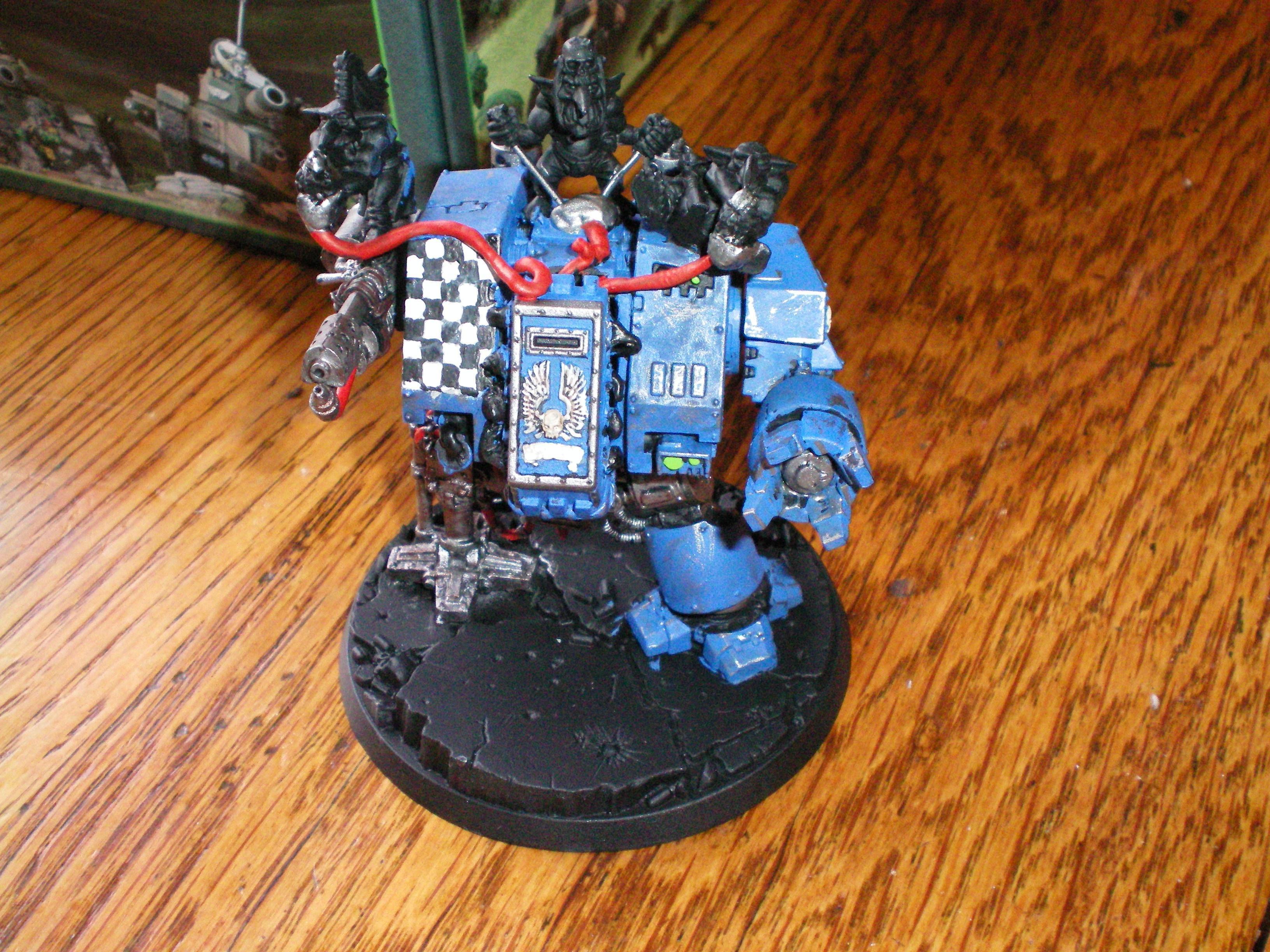 Deff Dread, Dreadnought, Looted, Orks, Work In Progress