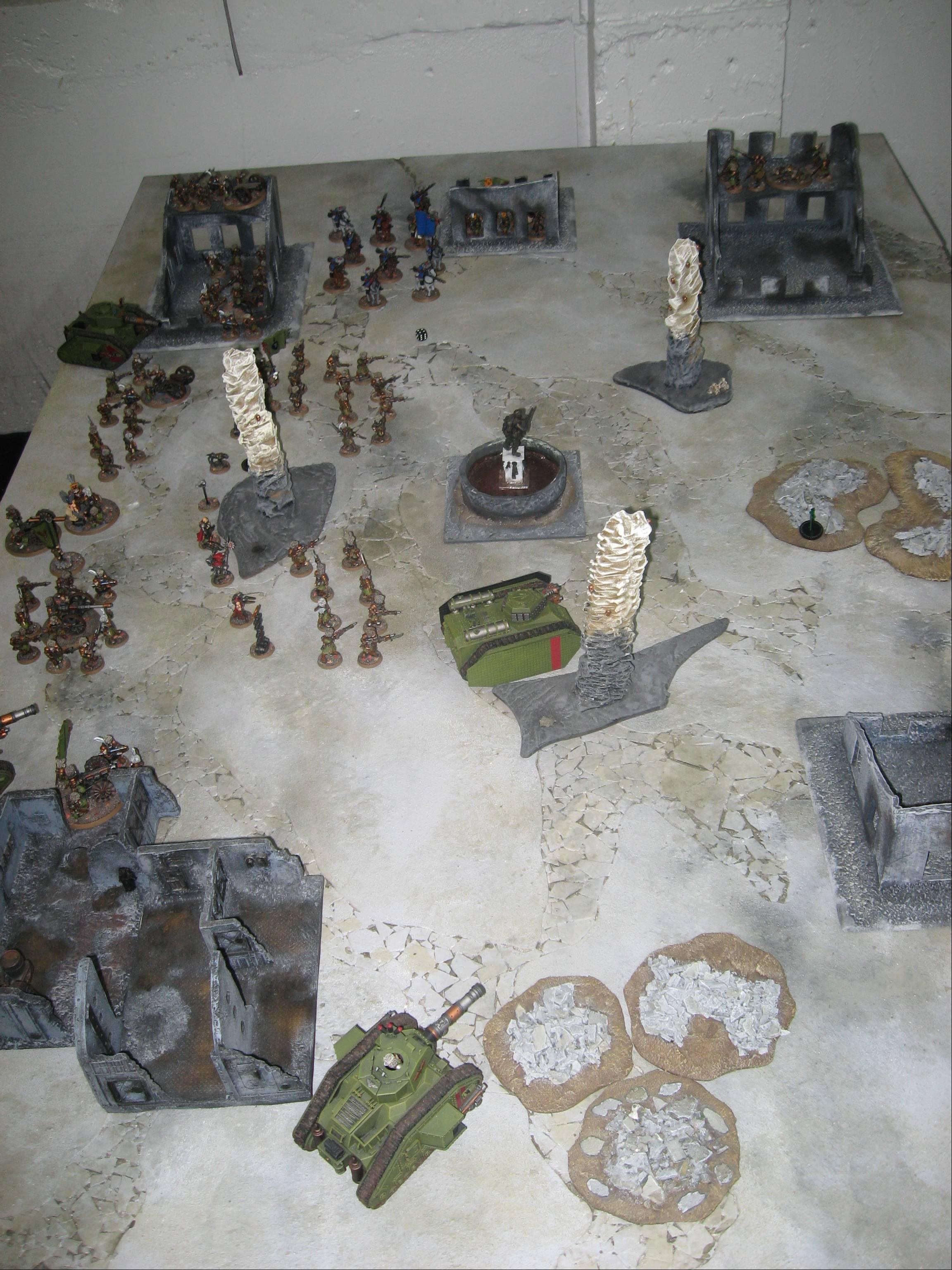 Battle Report, Daemons, Imperial Guard, Vostroyans
