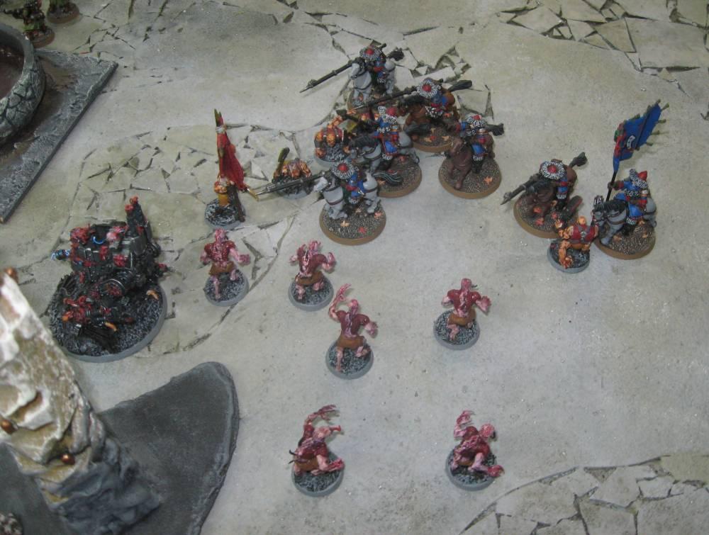 Battle Report, Daemons, Imperial Guard, Vostroyans