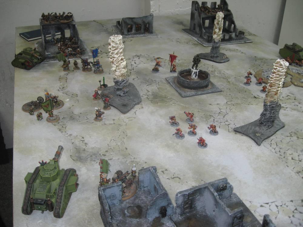 Battle Report, Daemons, Imperial Guard, Vostroyans