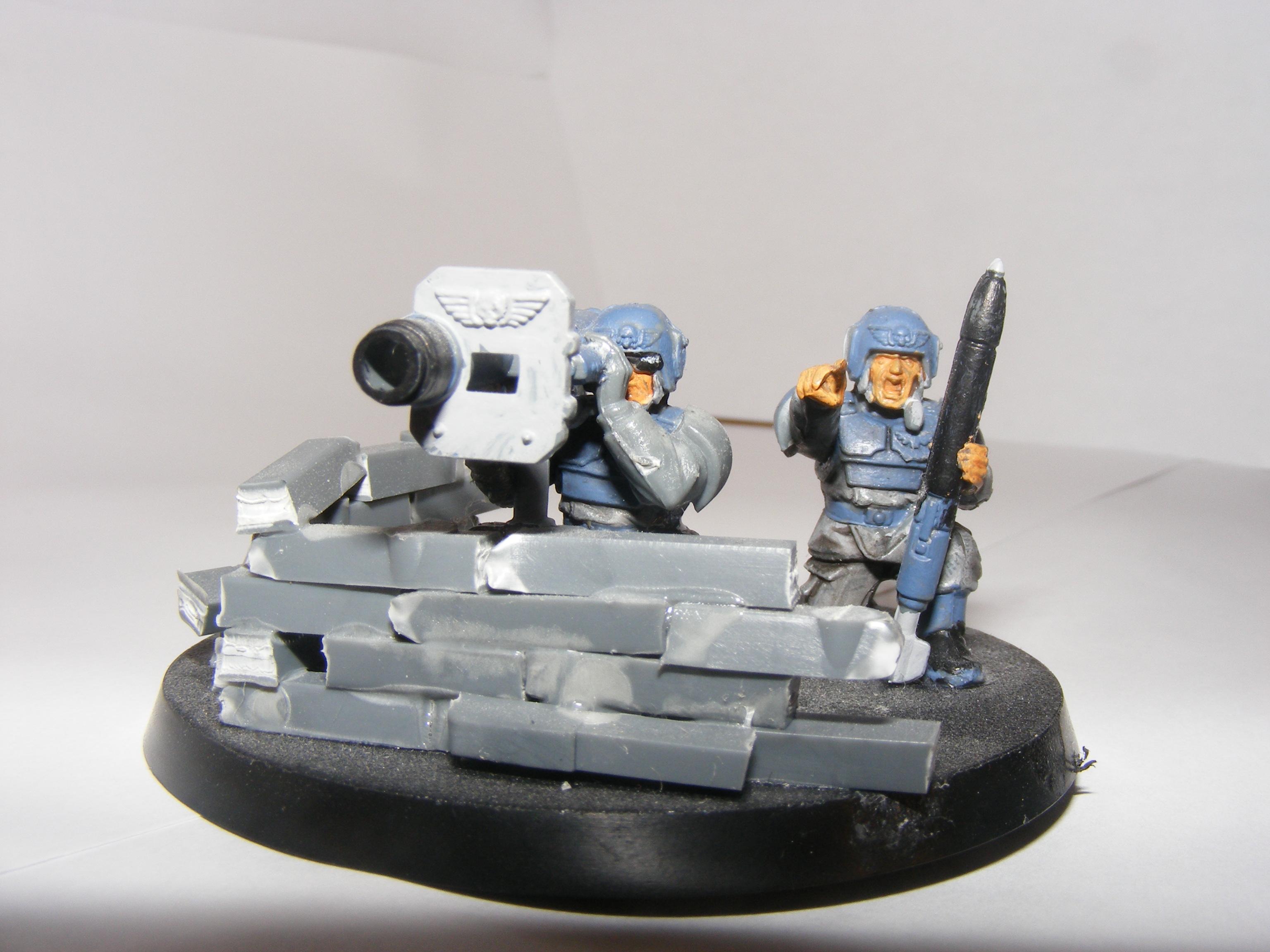 Cadians, Guard, Imperial Guard, Missile Launcher, Police, Project, Warhammer 40,000, Work In Progress