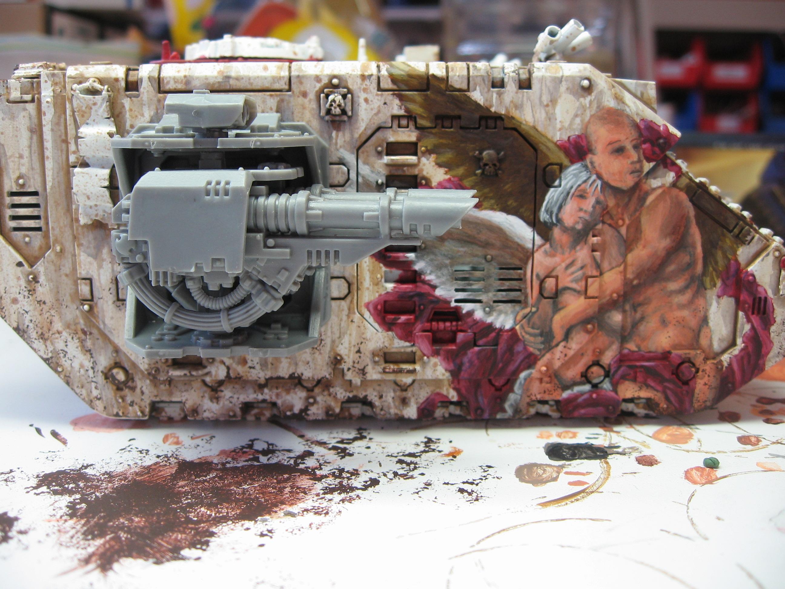 Freehand, Land Raider, Space Marines, Work In Progress