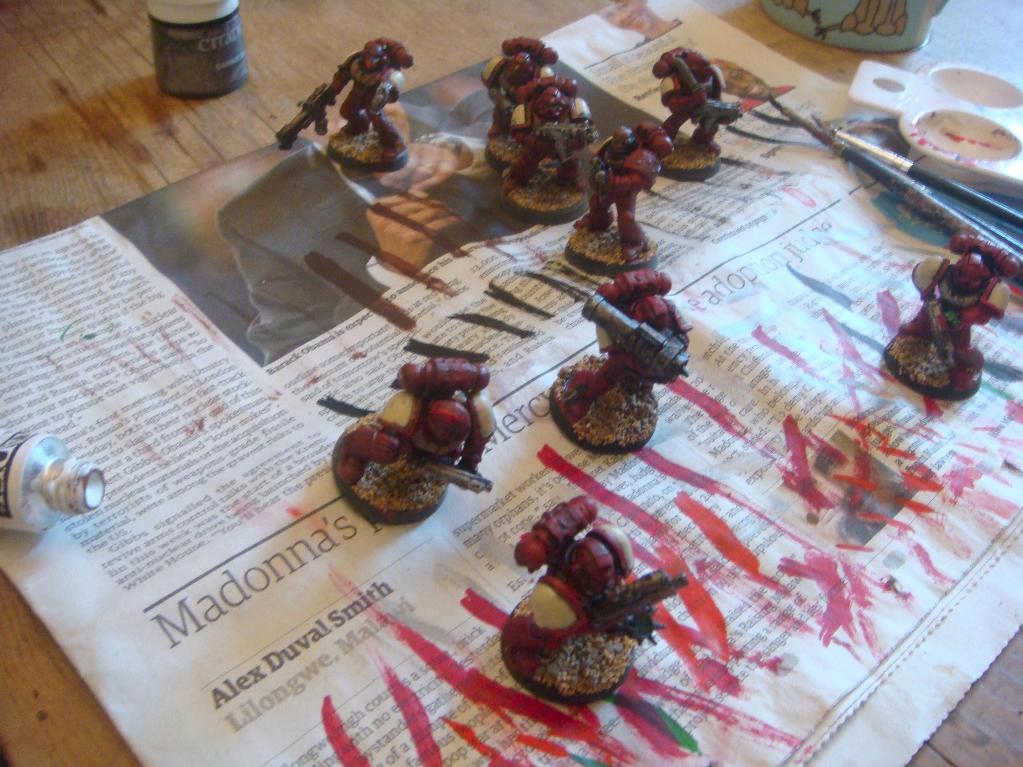 Space Marines, Warhammer 40,000, Work In Progress
