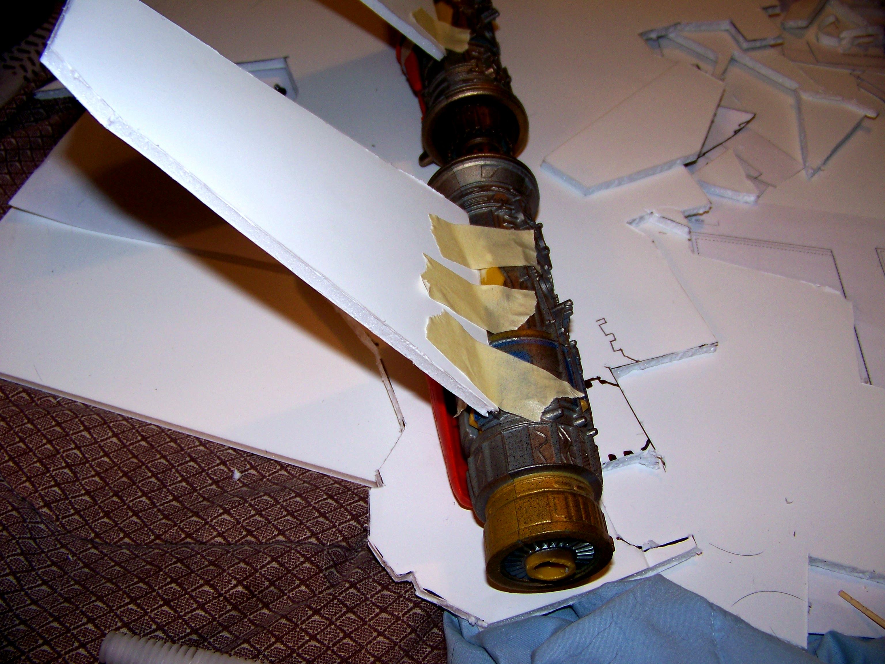 Attaching the wings
