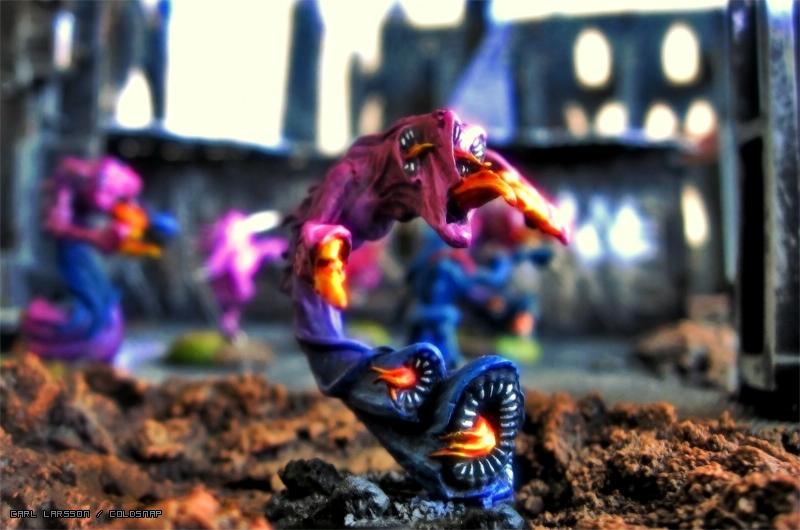 Chaos, Daemons, Flames, Photoshop, Screamer