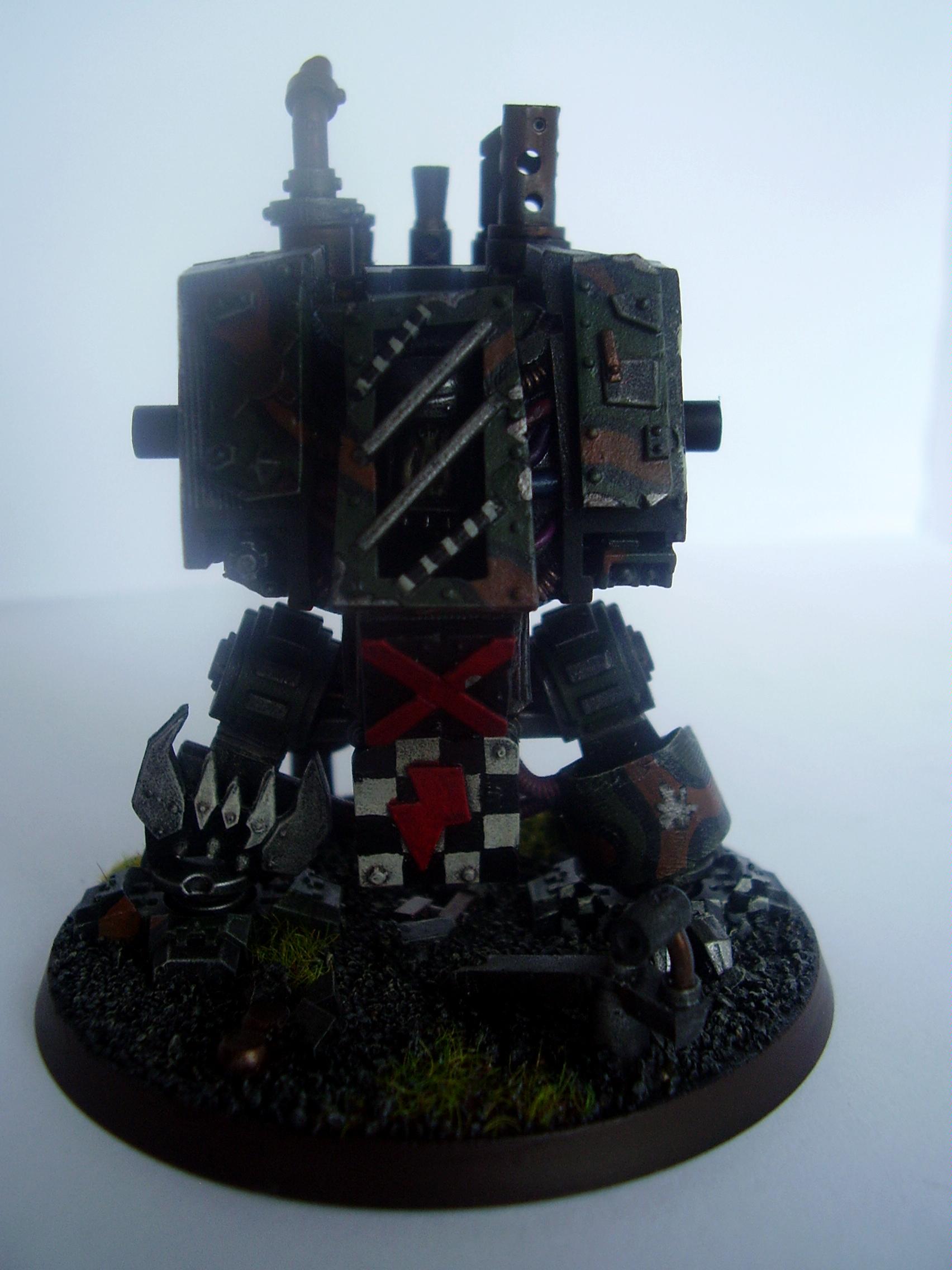 Assault On Black Reach, Deff Dread, Dreadnought, Kitbash, Looted, Orks