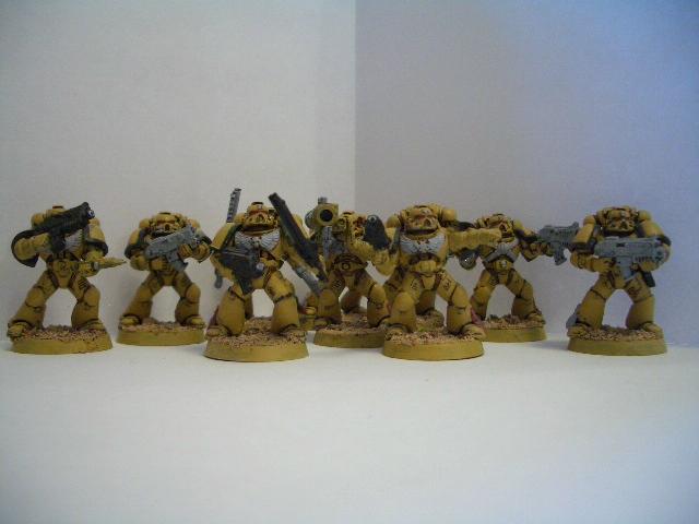 Imperial Fists, Space Marines, Warhammer 40,000, Work In Progress, Yellow Space Marines