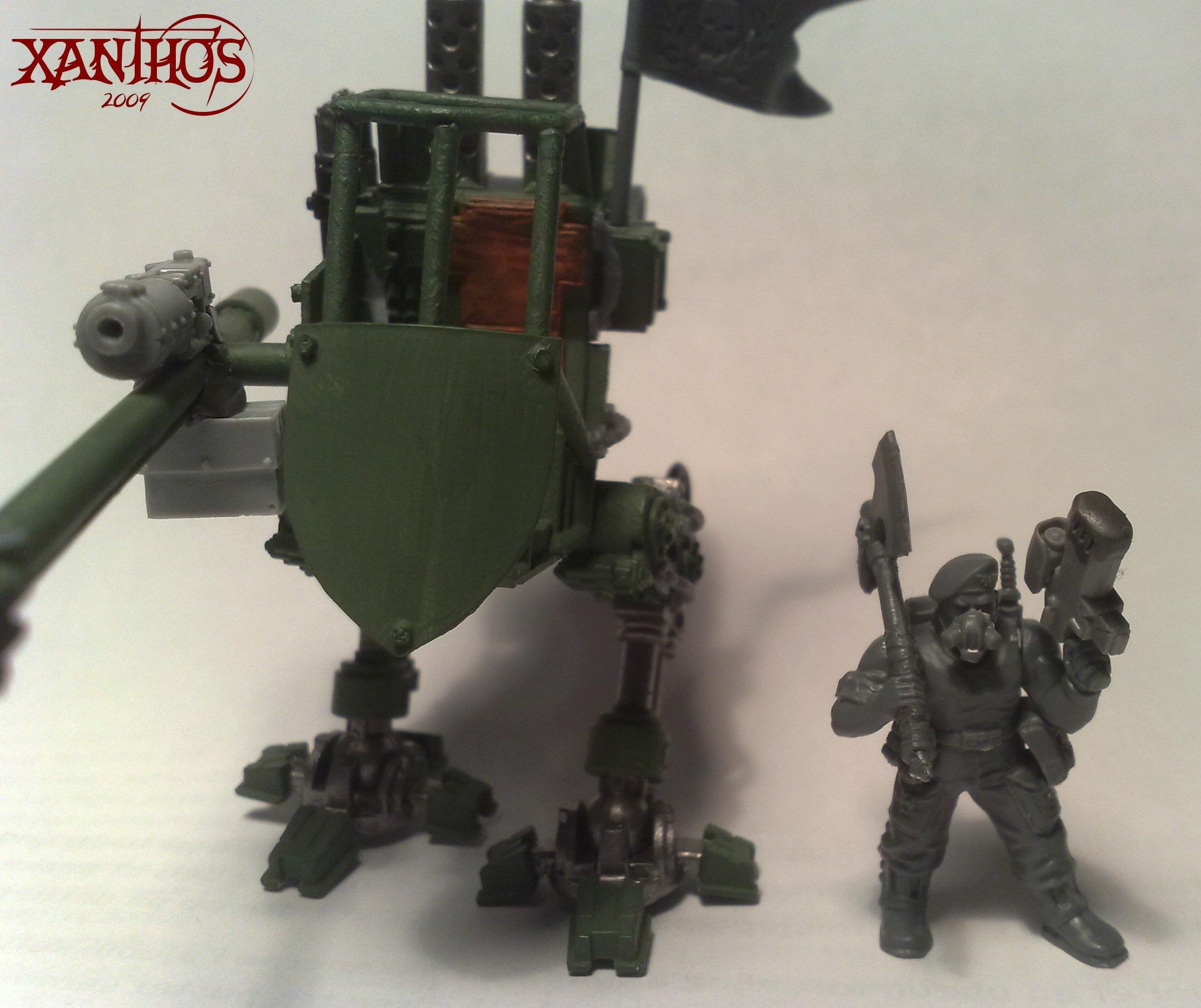 And the walker with his proud owner. Size comparison