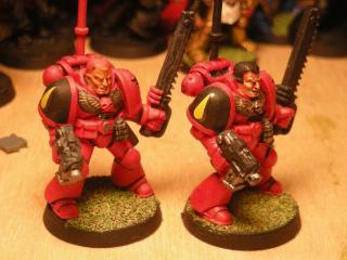 2nd Edition, Blood Angels, Space Marines, Tactical Squad, Warhammer 40,000,  Work In Progress - Mephiston Red and Agrax Earthshade - Gallery -  DakkaDakka