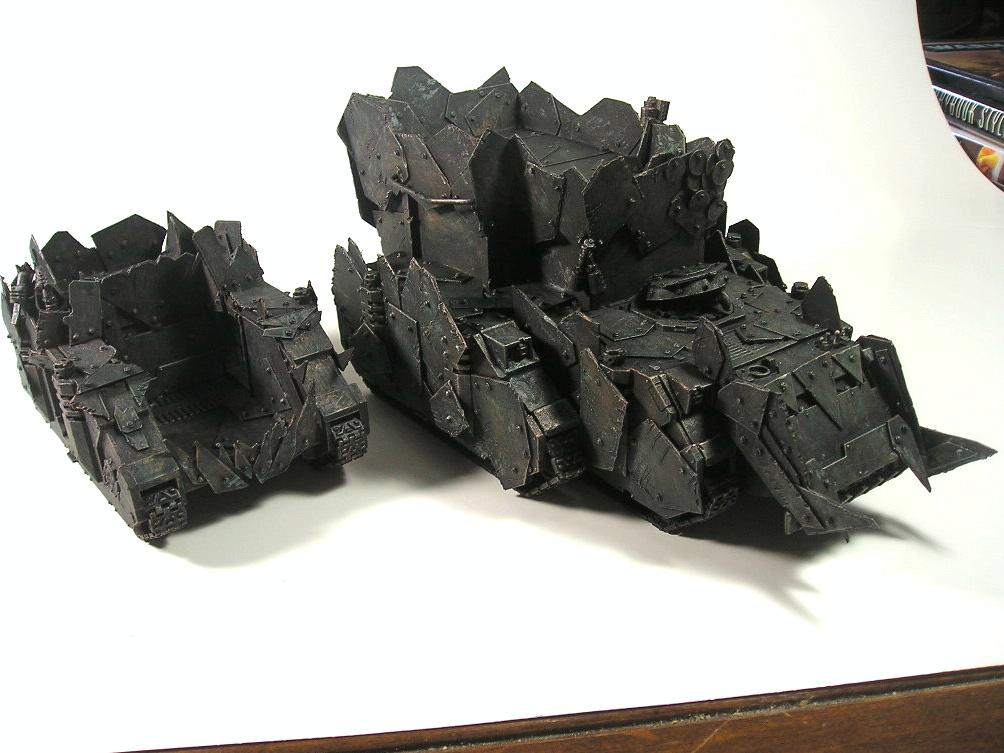 Battlewagon, Conversion, Orks, Warhammer 40,000, Work In Progress