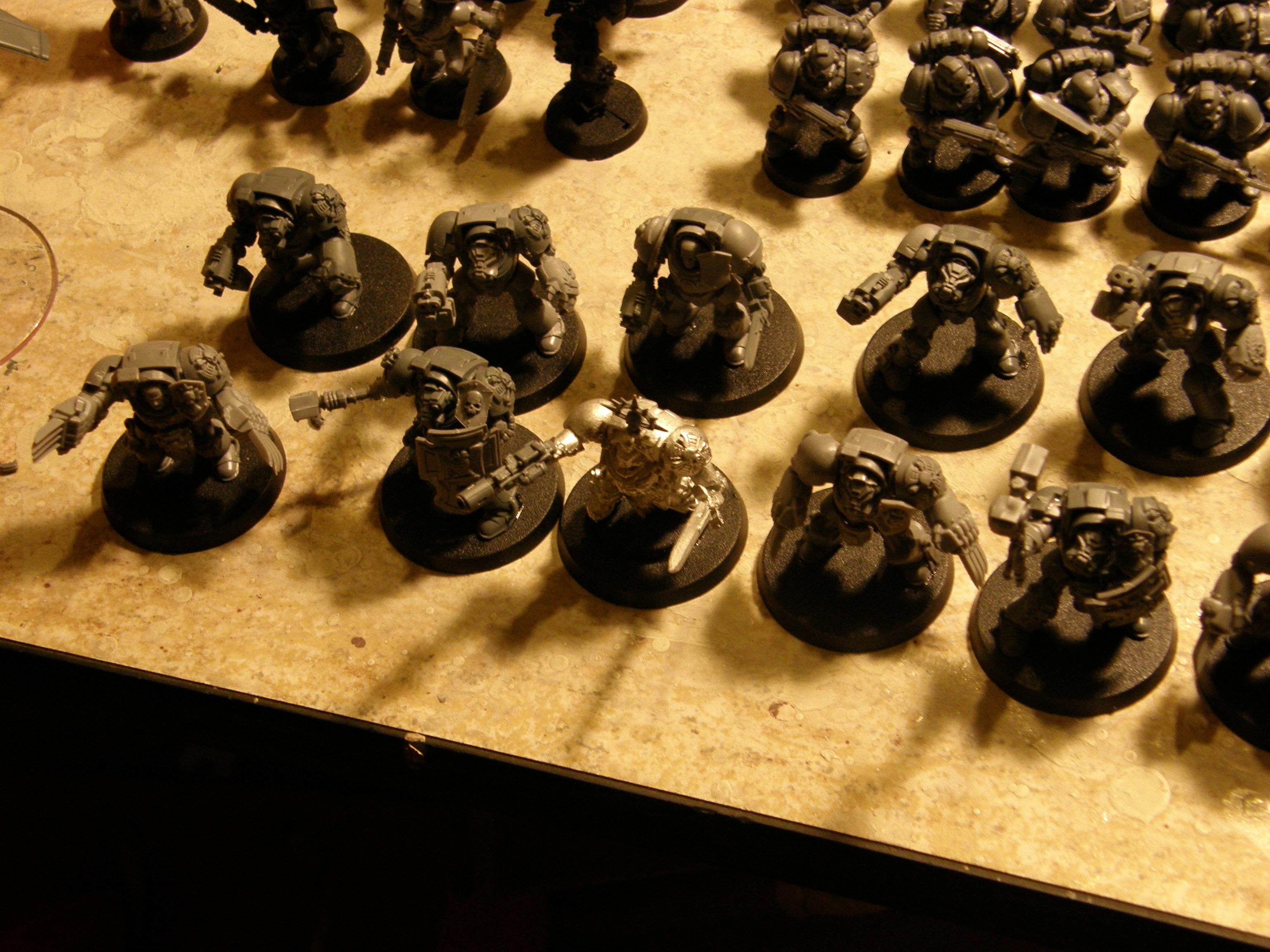 1st Army, Legion Of The Damned, Space Marines, Terminator Armor, Warhammer 40,000, Work In Progress