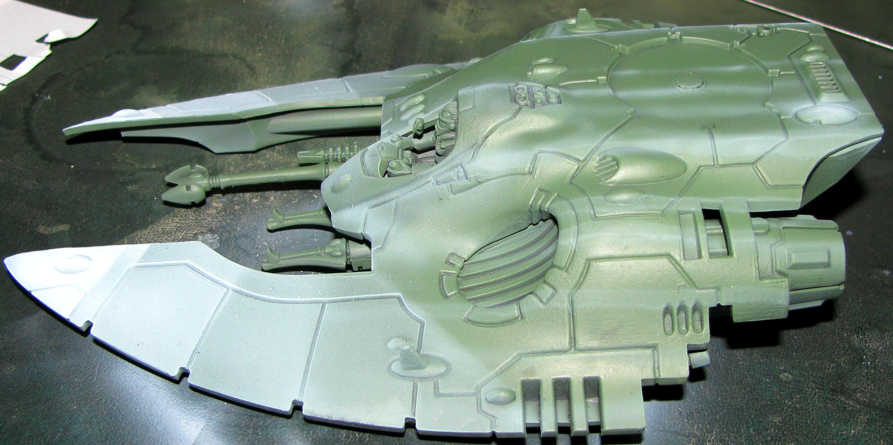 Airbrush, Eldar, Falcon, Green, Tank, Warhammer 40,000, Warhammer Fantasy