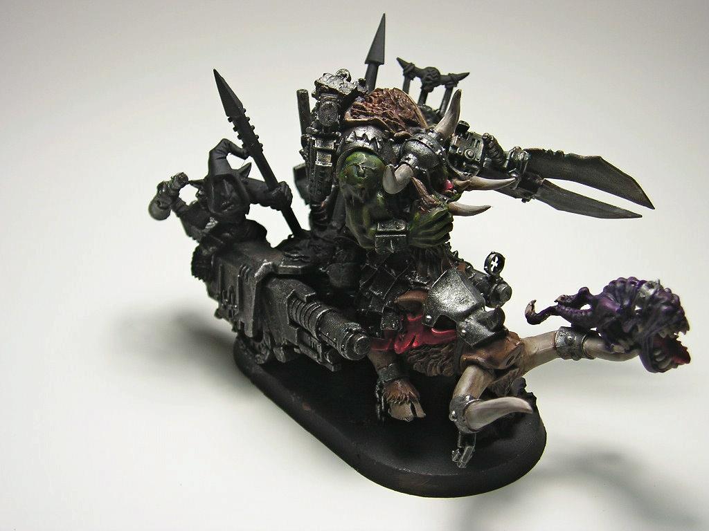 Orks, Warboss on Cyboar 11