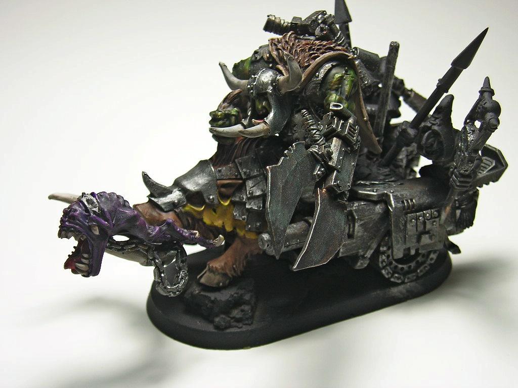 Warboss on Cyboar 14