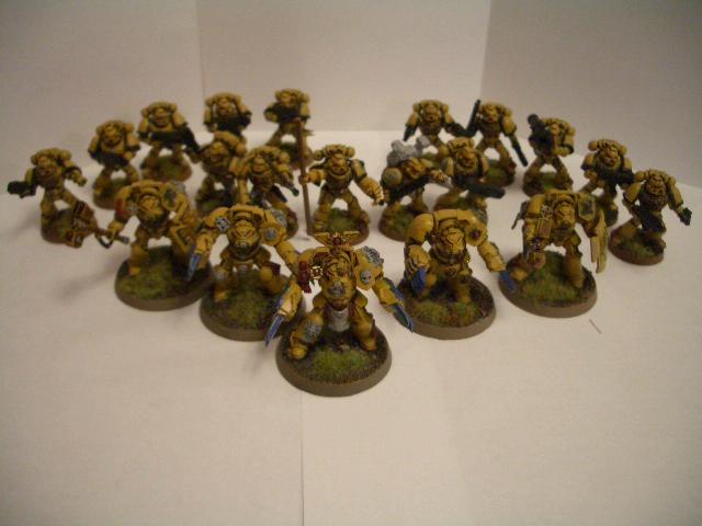 Imperial Fists, Space Marines, Warhammer 40,000, Work In Progress, Yellow Space Marines