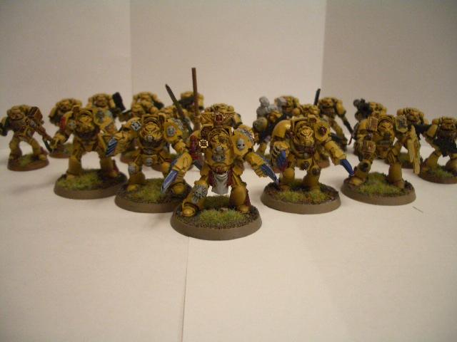 Imperial Fists, Space Marines, Warhammer 40,000, Work In Progress, Yellow Space Marines