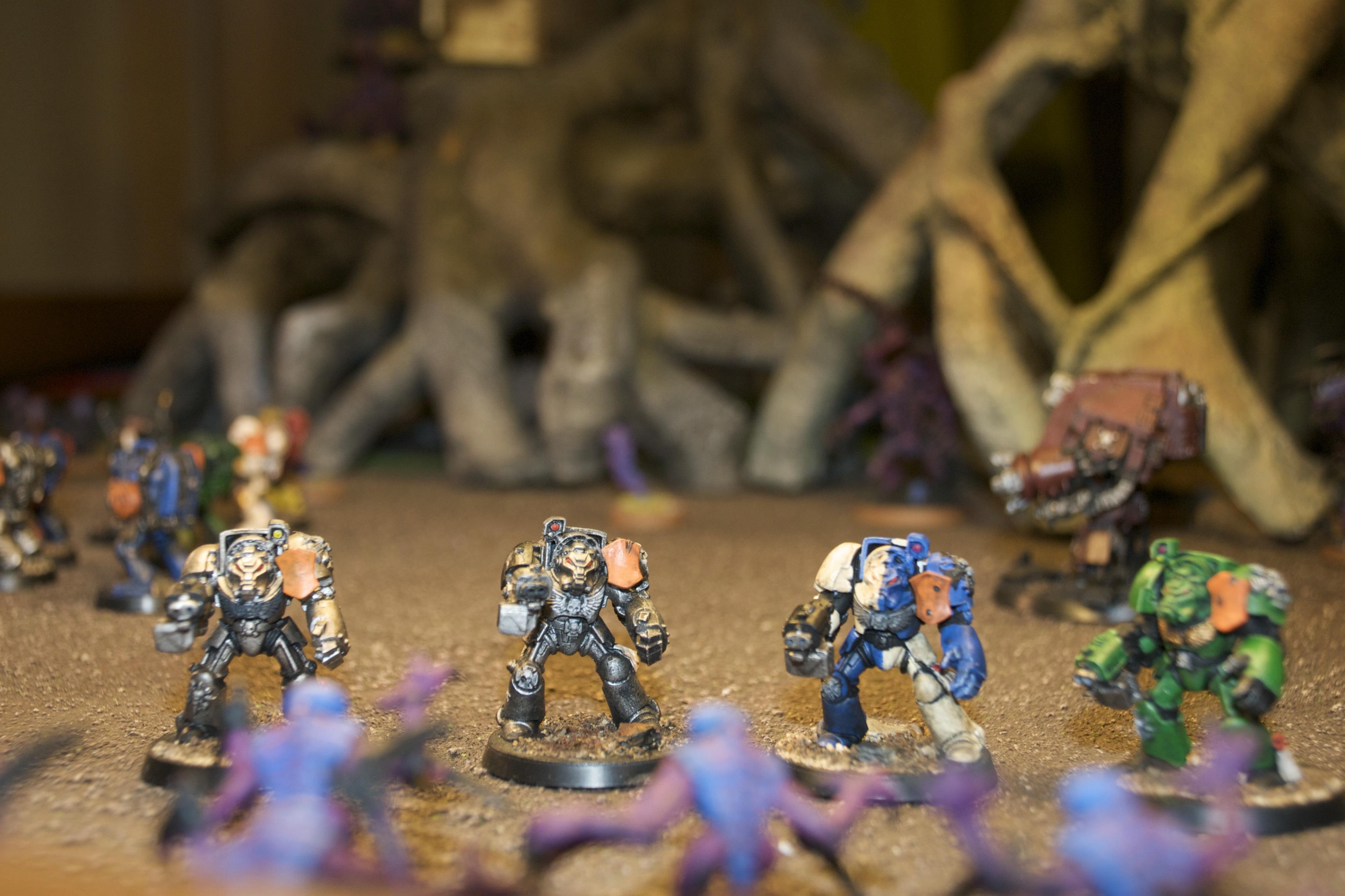 Space Marines, Warhammer 40,000, Work In Progress