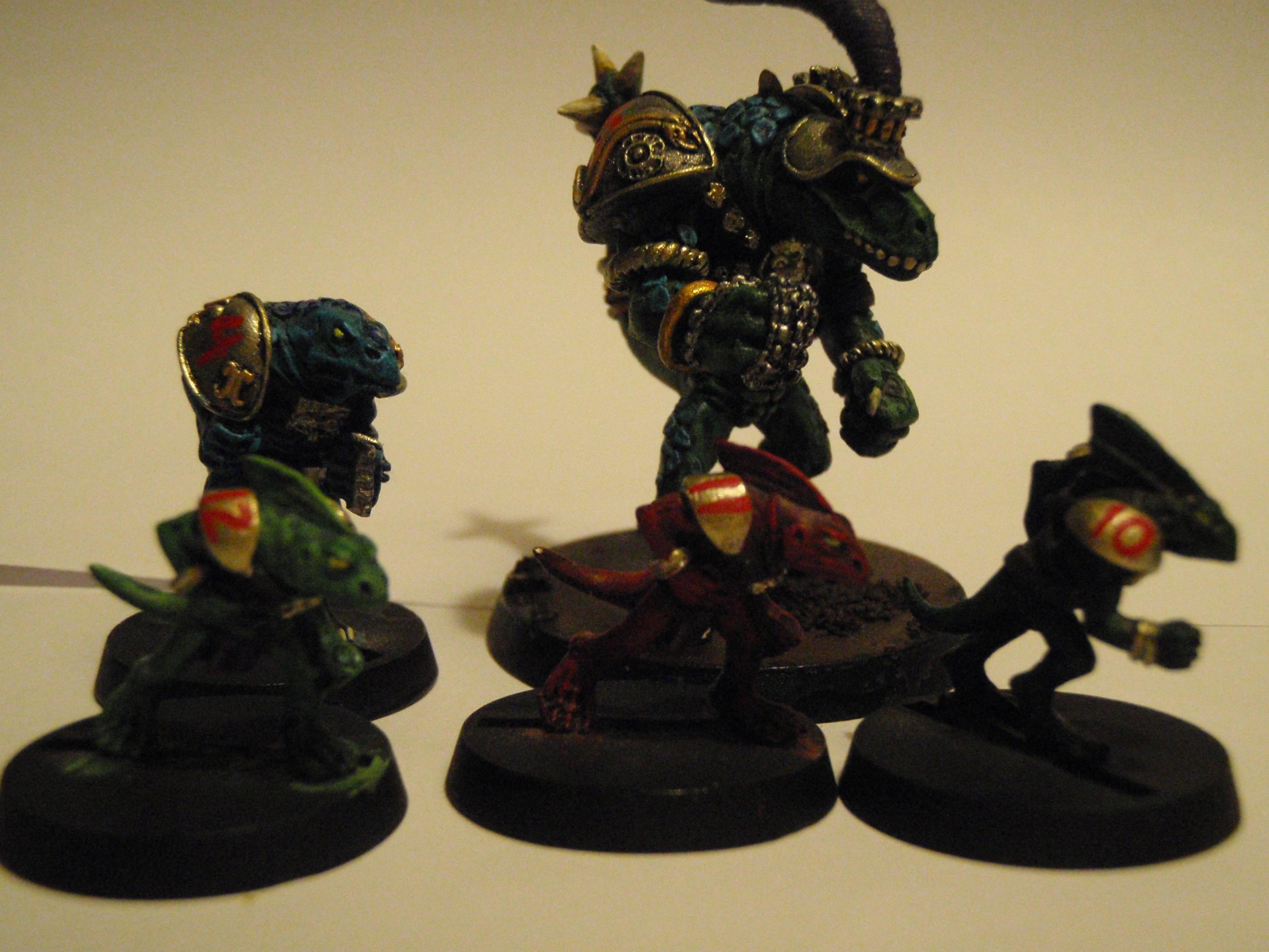 More skinks, a saurus, and a kroxigor