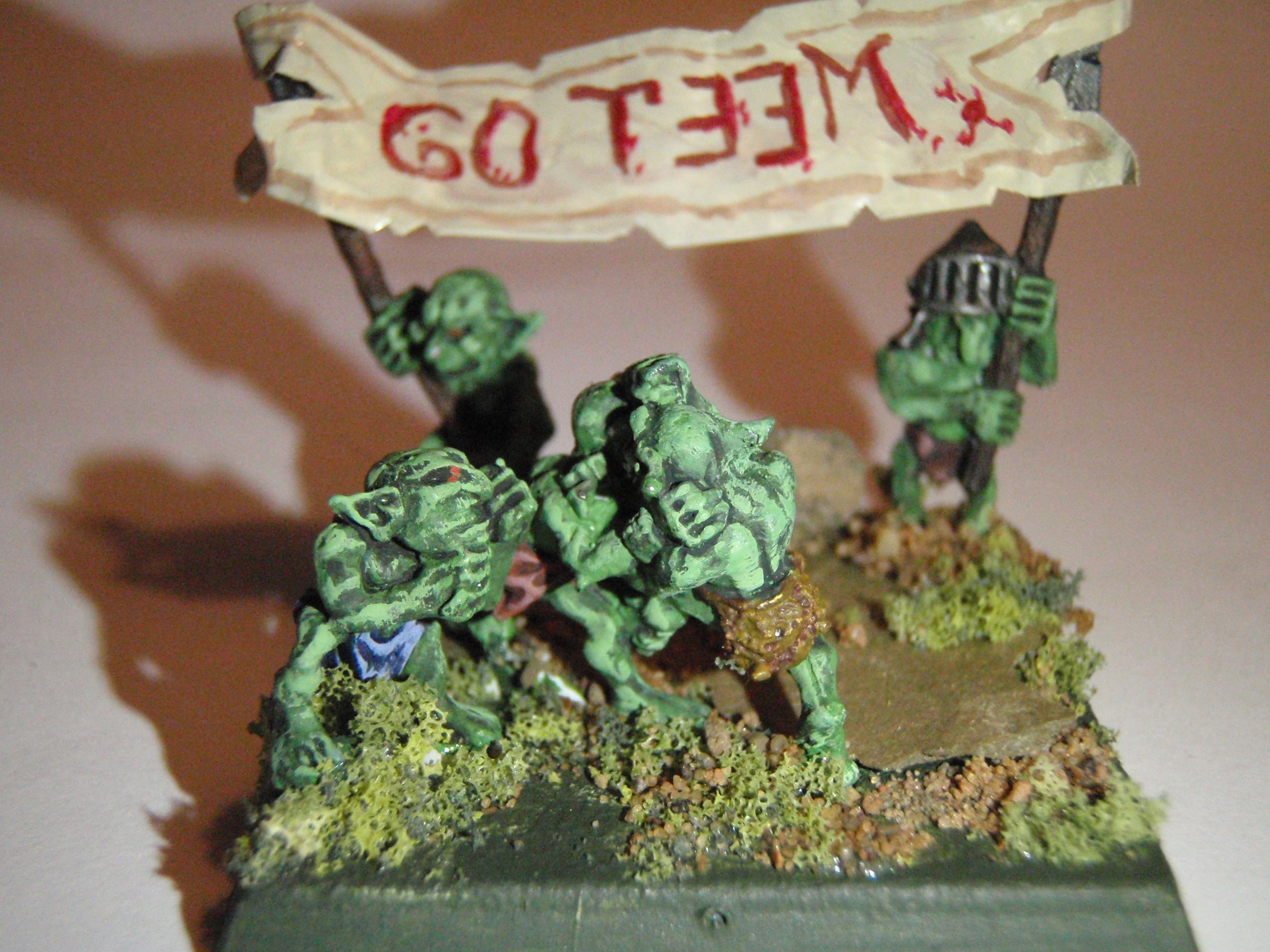 Diorama, Snotlings, Great snotling diorama painted by our friend Gene