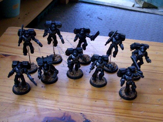 Imperial Fists, Space Marines, Warhammer 40,000, Work In Progress, Yellow Space Marines
