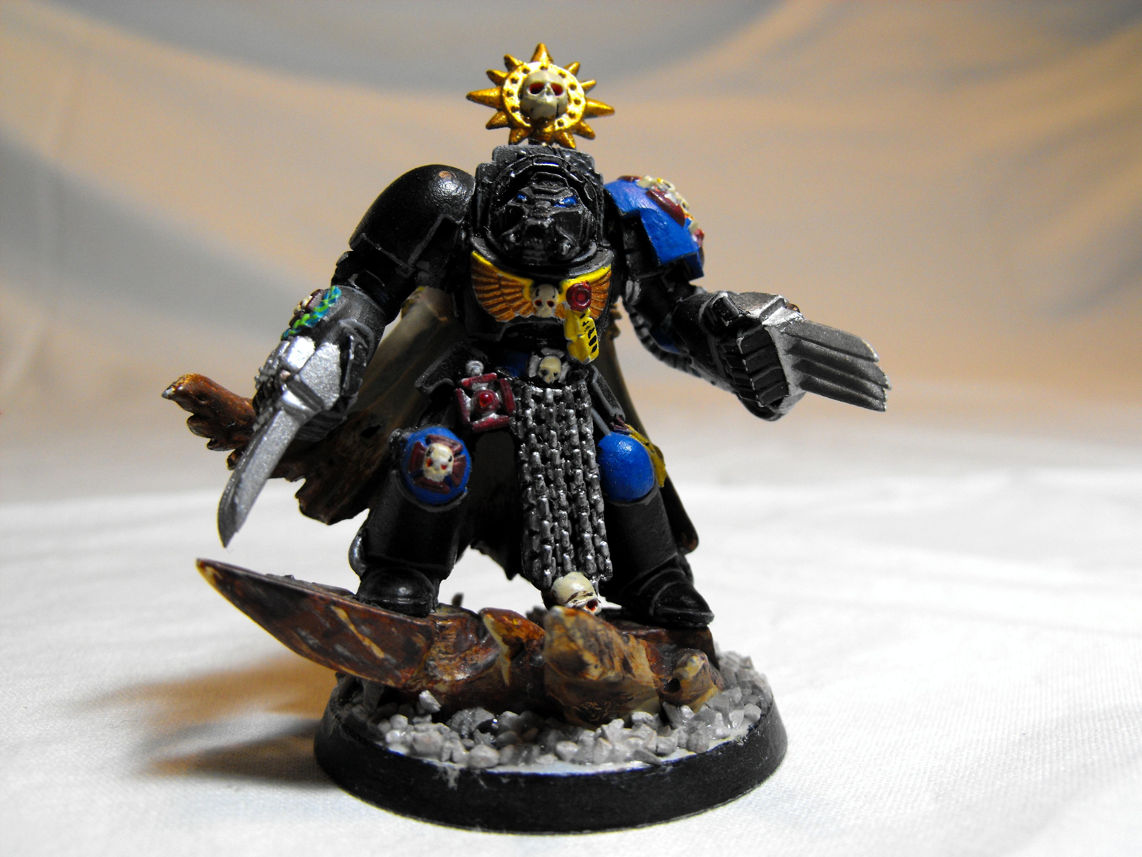 Chaplain, Space Marines, Terminator Armor, Warhammer 40,000