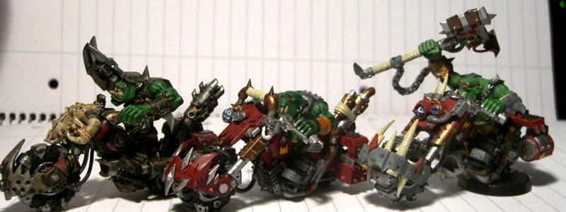 Krimson Gob, Orks, Warbikers, Warhammer 40,000