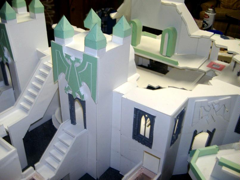 Foam Core, Fortress, Imperial, Terrain, Work In Progress